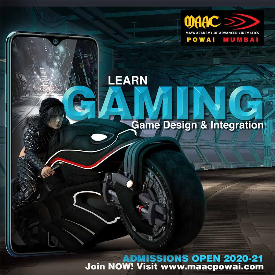 Social media ad for MAAC Powai designed by Sudhir Jagtap