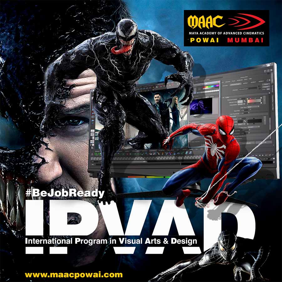 Social media ad for MAAC Powai designed by Sudhir Jagtap