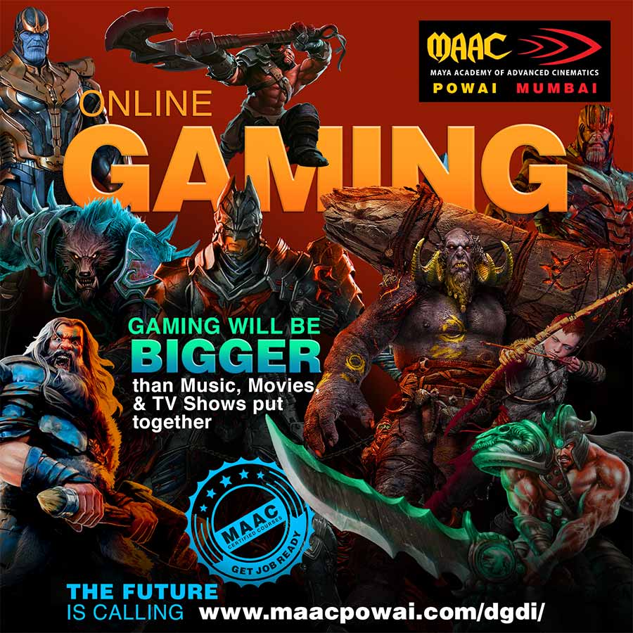 Social media ad for MAAC Powai designed by Sudhir Jagtap